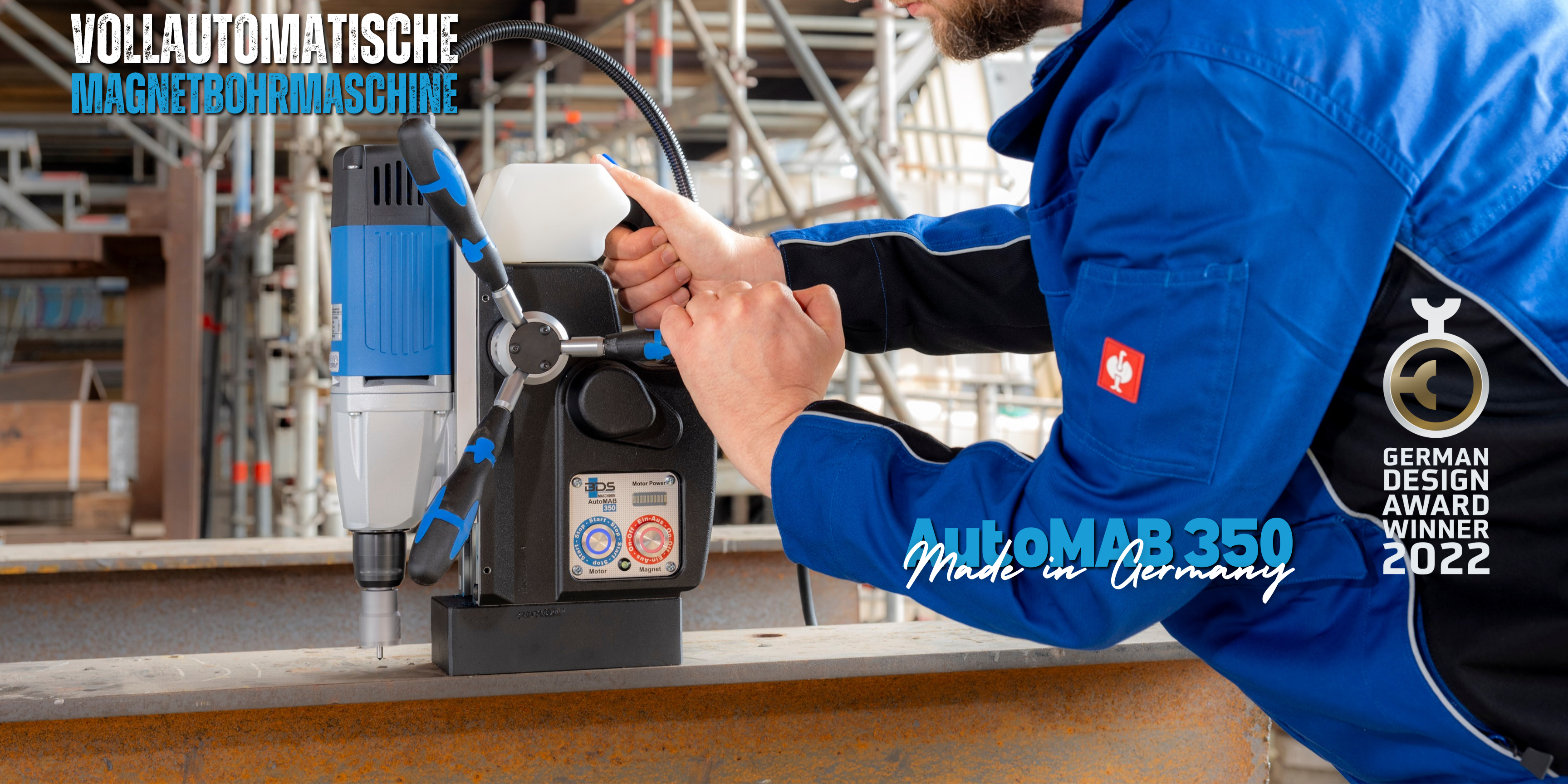 VOLLAUTOMATISCHE MAGNETBOHRMASCHINE